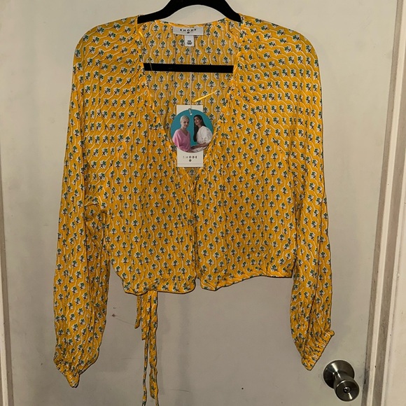 Rhode for target wrap around blouse - Picture 5 of 11